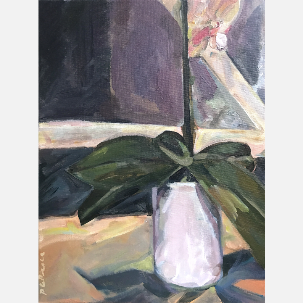 Orchid at Midnight Original Painting
