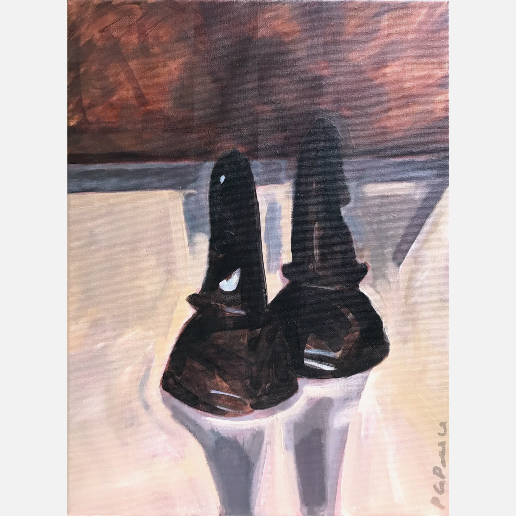 Captured Black Knights Original Painting