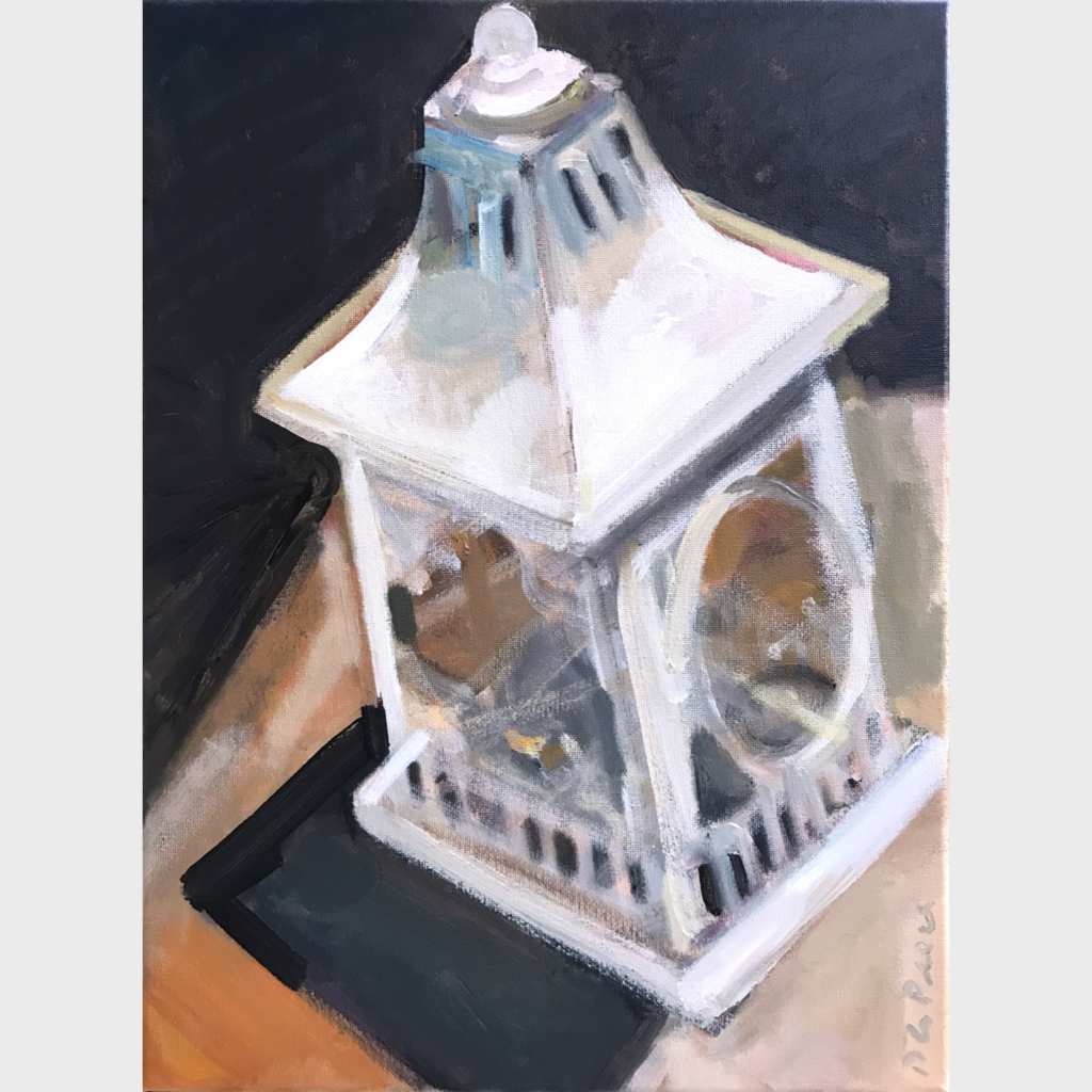 Lantern and Shadow Original Painting